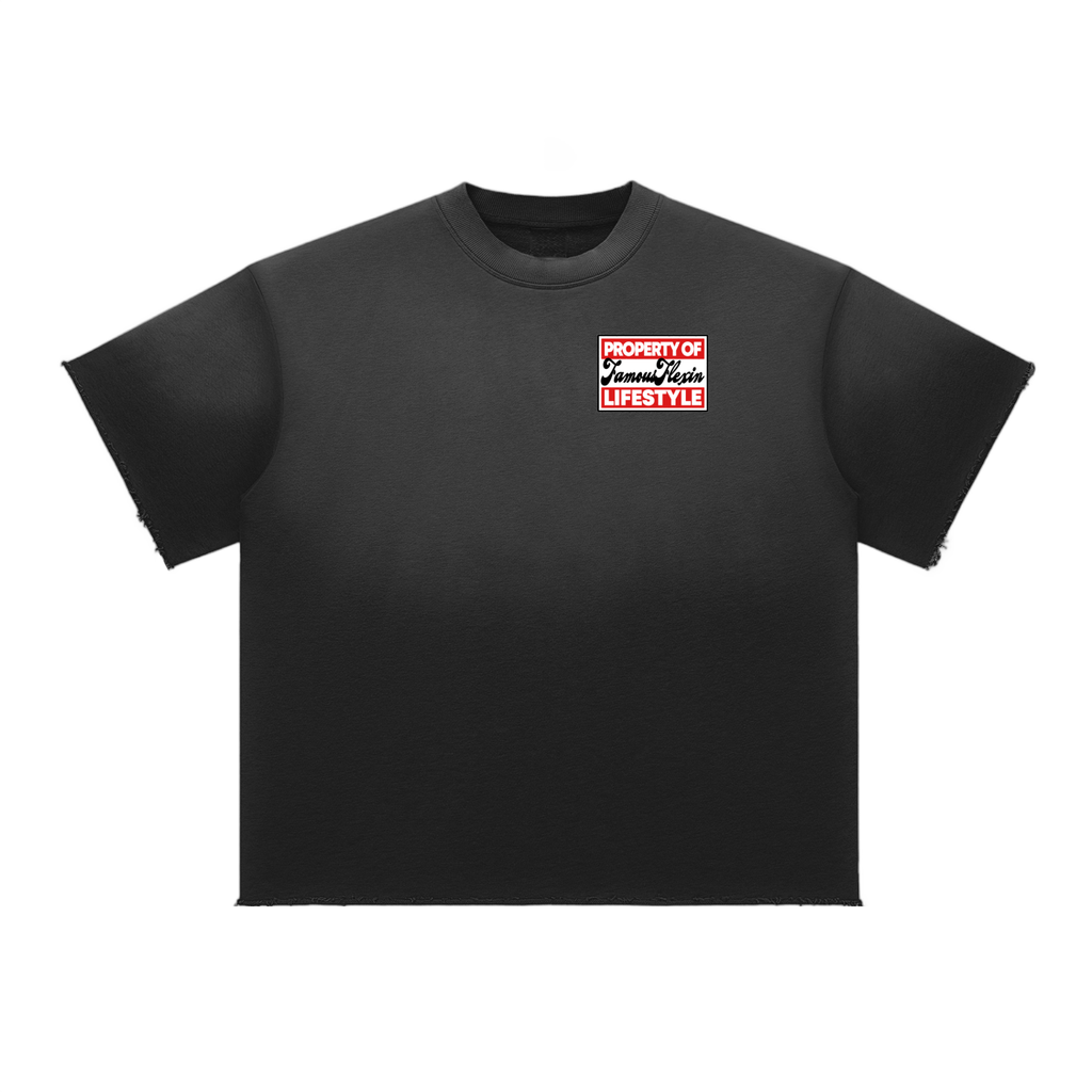 Sun Fade Raw Edge T-Shirt