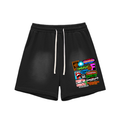 Sun Fade Raw Edge Shorts