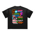 Sun Fade Raw Edge T-Shirt
