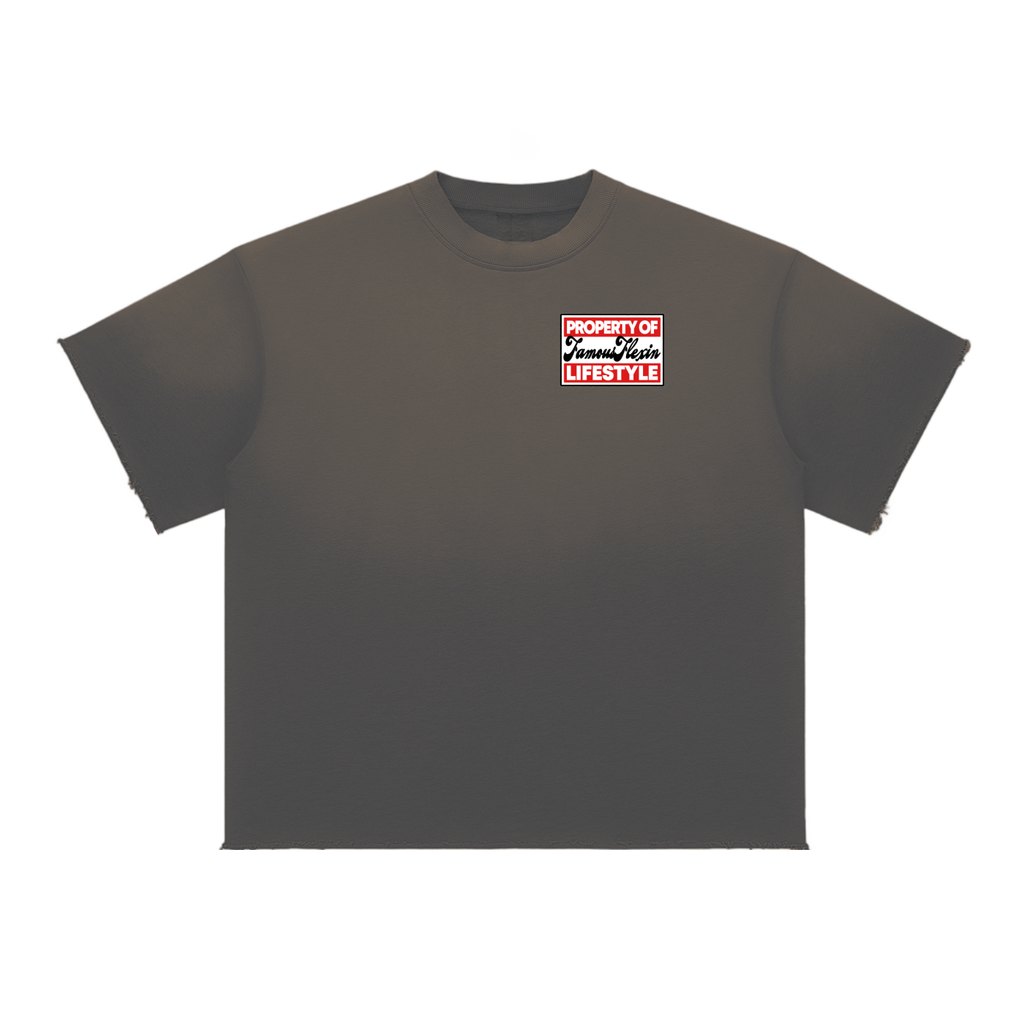 Sun Fade Raw Edge T-Shirt
