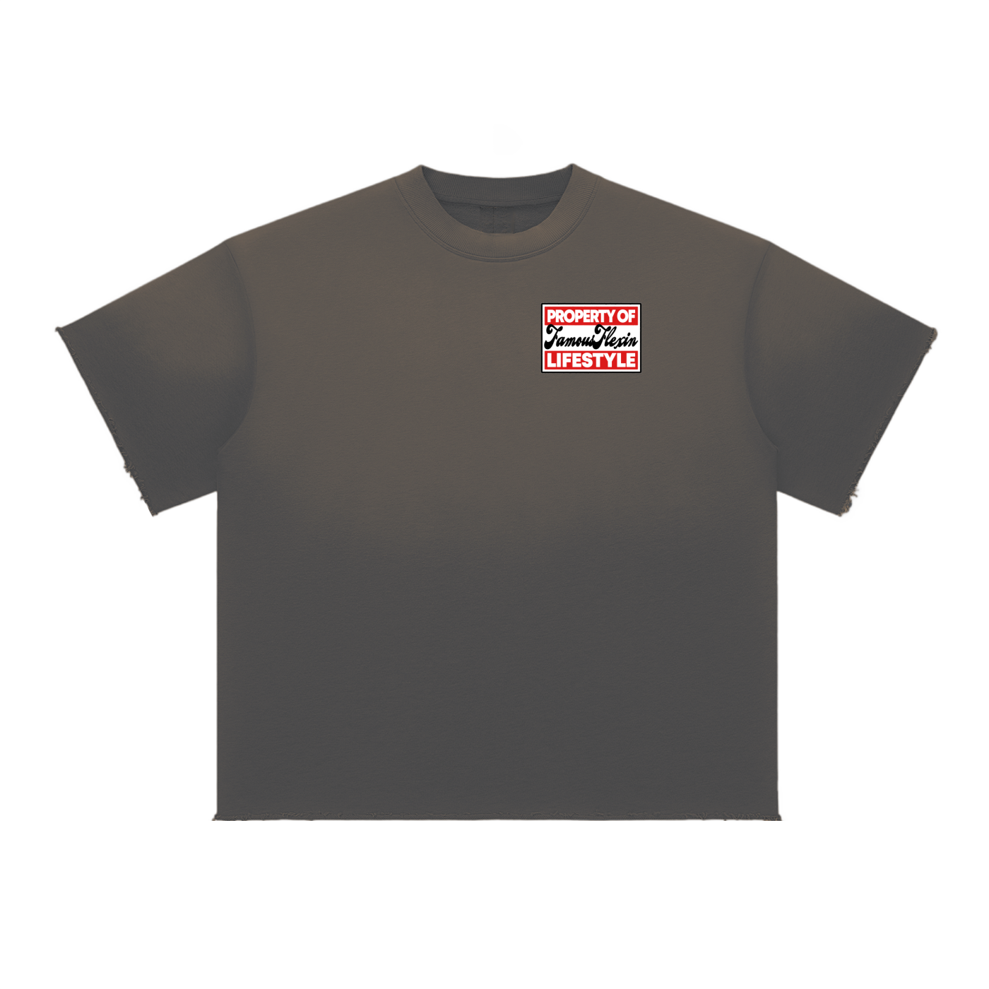 Sun Fade Raw Edge T-Shirt
