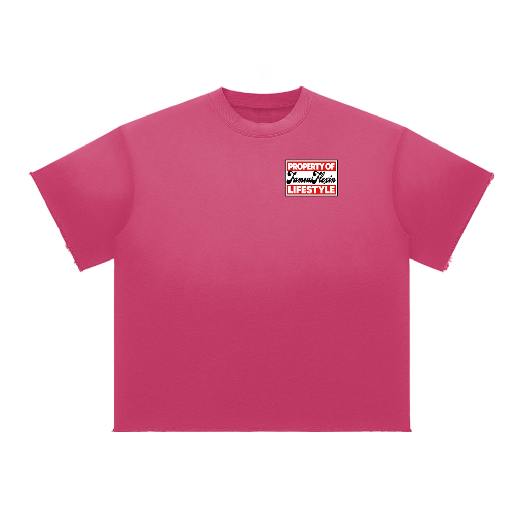 Sun Fade Raw Edge T-Shirt