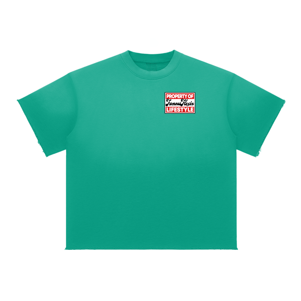 Sun Fade Raw Edge T-Shirt
